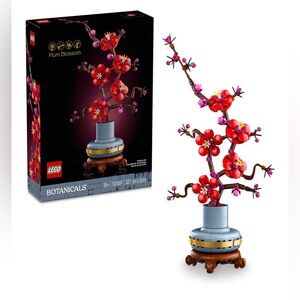 LEGO Botanicals Plum Blossom Set - Red & Pink Decorative Build